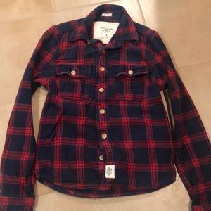 AF Boys thick flannel jacket shirt